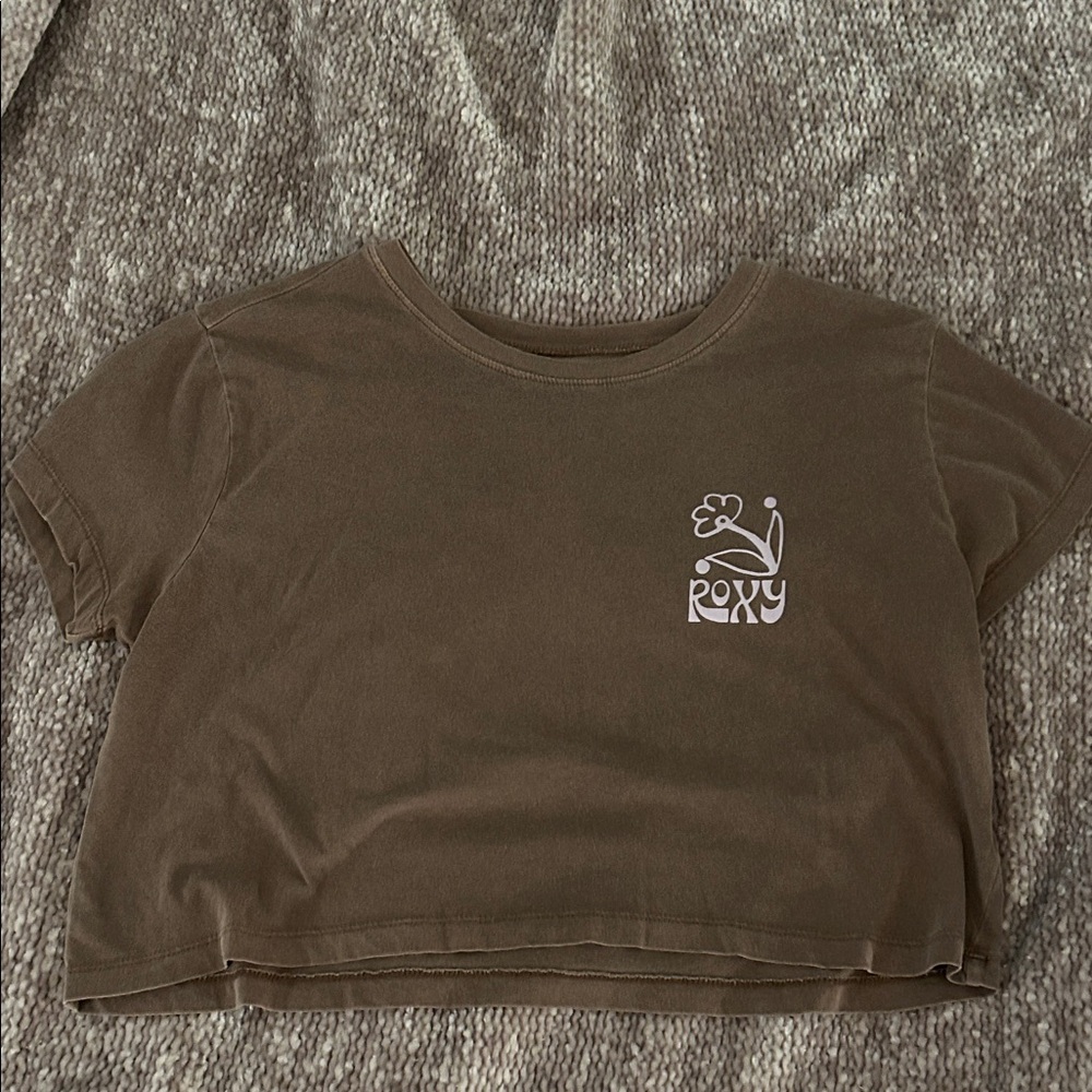 Roxy Brown Crop Top